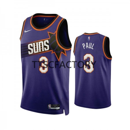 Maglia NBA Phoenix Suns Chris Paul 3 Nike 2022-23 Icon Edition Viola Swingman - Uomo